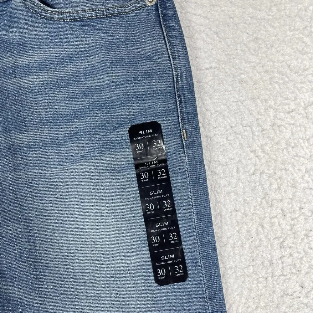 J Crew Jeans Mens‎ 30x32 Slim Blue Denim Flex Casual Work Everyday Pants New